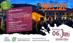Auf dem Bild ein Plakat mit Werbung für das Mühlenhofkonzert