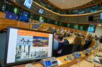 InduCult2.0 präsentiert sich im EU-Parlament in Brüssel (Foto: Luc Gijbels)