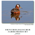 Deckblatt Ornithologischer Jahresbericht 2021