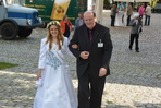 Die Rosenprinzessin von Lichtenstein mit Landrat Dr. Christoph Scheurer