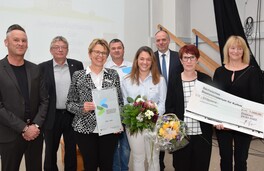 Die glücklichen Preisträger: Die Oberschule Leubnitz